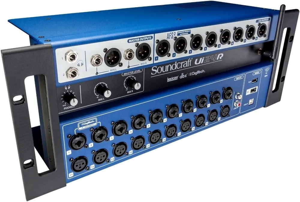 Soundcraft Ui24R 24-Channel Digital Mixer / Multitrack USB Recorder with Wireless Control