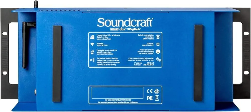 Soundcraft Ui24R 24-Channel Digital Mixer / Multitrack USB Recorder with Wireless Control