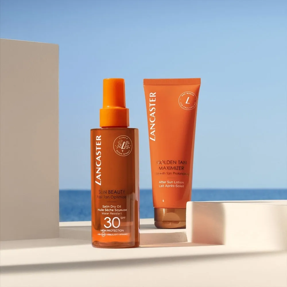 Sun Beauty Fast Tan Optimizer Satin Dry Oil SPF30 suchy olejek przyspieszający opalanie 150ml