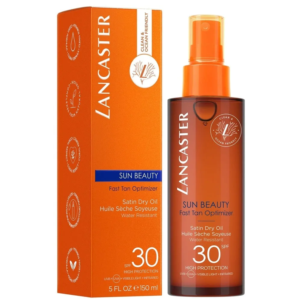 Sun Beauty Fast Tan Optimizer Satin Dry Oil SPF30 suchy olejek przyspieszający opalanie 150ml