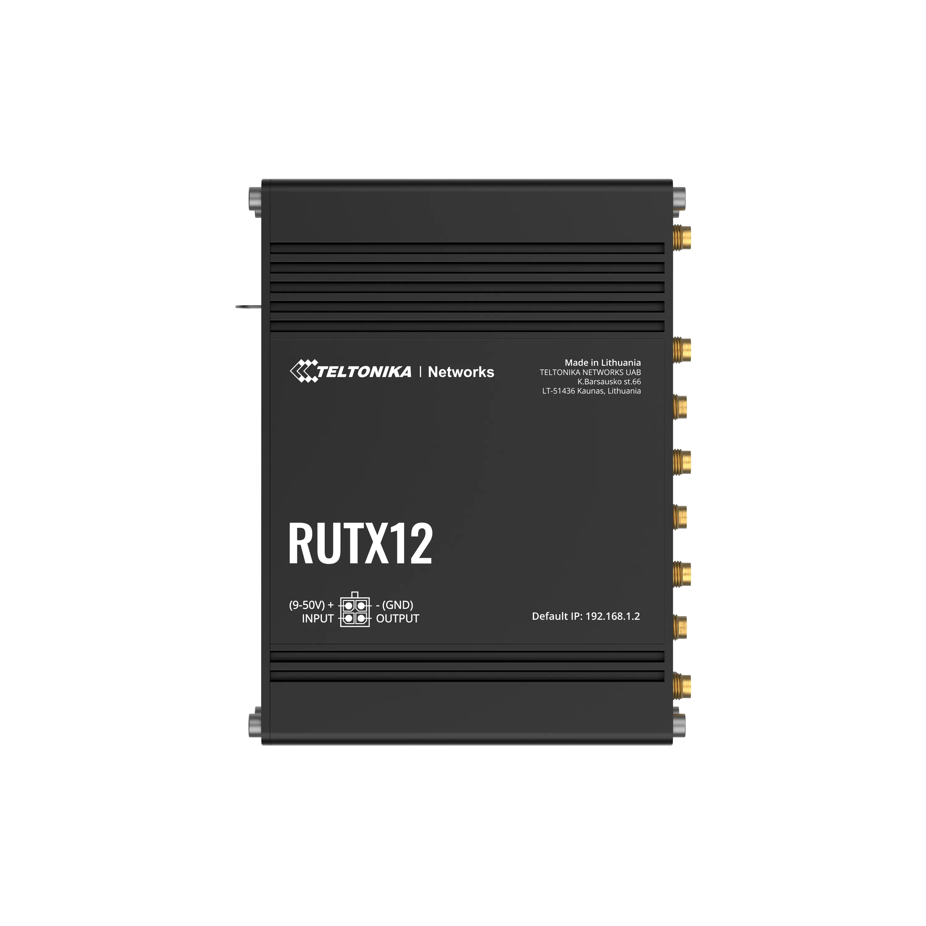 Teltonika RUTX12 Dual LTE Cat 6 Industrial Cellular Router