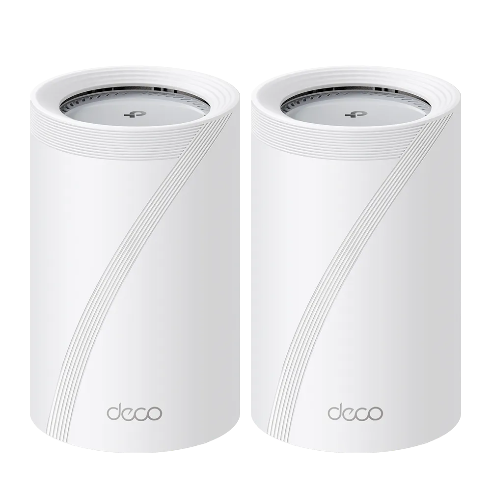 TP-Link Deco BE65 Wi-Fi 7 Mesh System, 2 Pack, Whole Home Coverage