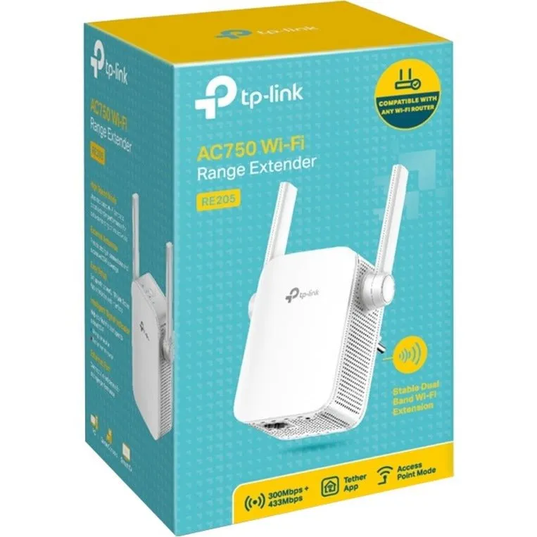 TP-Link RE205 AC750 Wi-Fi Range Extender