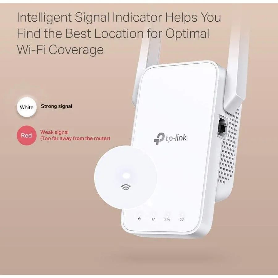 TP-Link RE315 Dual-Band AC1200 Mesh Wi-Fi Range Extender