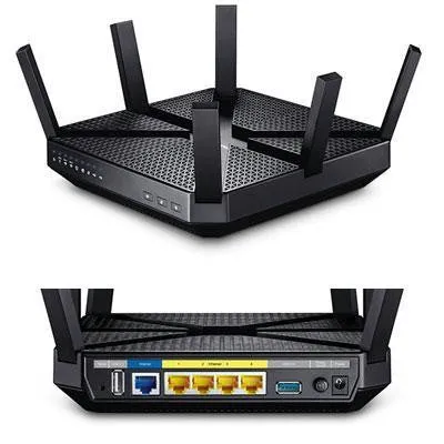 Tp-link Usa Corporation Ac3200 Tri-band Wireless Gigabit Router, Broadcom, 1300mbps At 5ghz Band1 