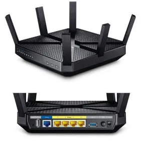 Tp-link Usa Corporation Ac3200 Tri-band Wireless Gigabit Router, Broadcom, 1300mbps At 5ghz Band1 