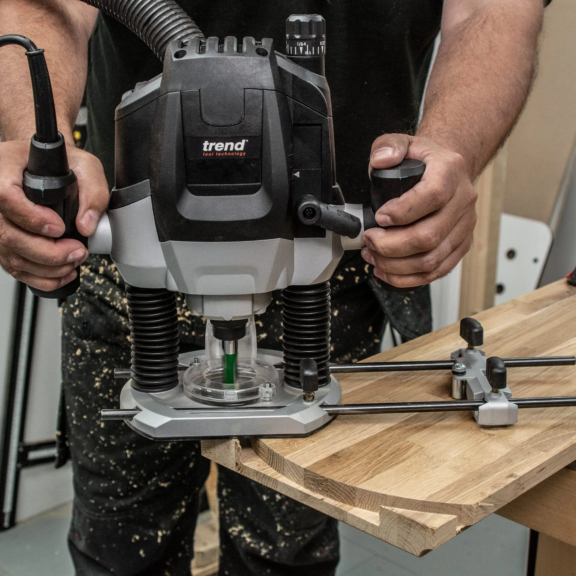 Trend T7EK 1/2" Plunge Router 230V/2100W
