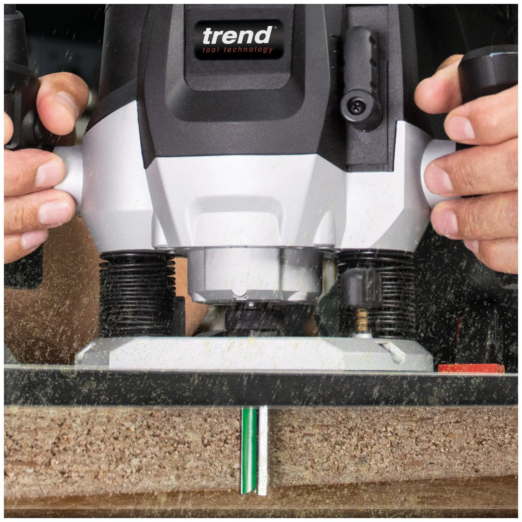 Trend T7EK 1/2" Plunge Router 230V/2100W