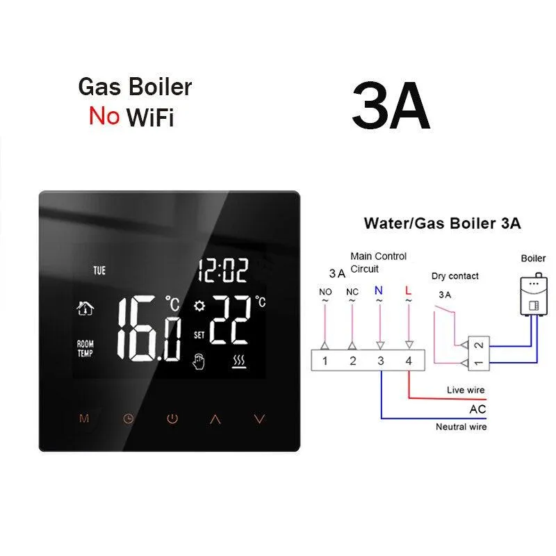 Tuya WiFi Smart Thermostat Electric Floor Heating TRV Water Gas Boiler Temperature Voice Remote Controller for Google Home Alexa