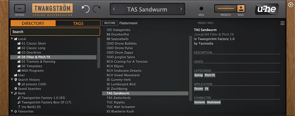 U-he - Twangström