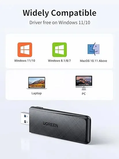 UGREEN 50340 -UGREEN AC1300 Wireless Network Adapter