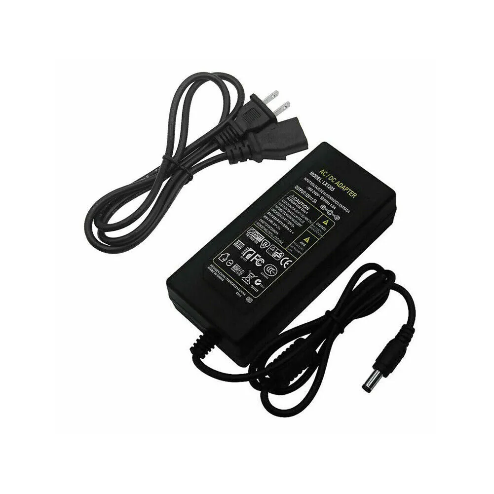 US 12V 5A 60W AC DC Power Supply Adapter Transformer 5050 3528 LED Strip CCTV