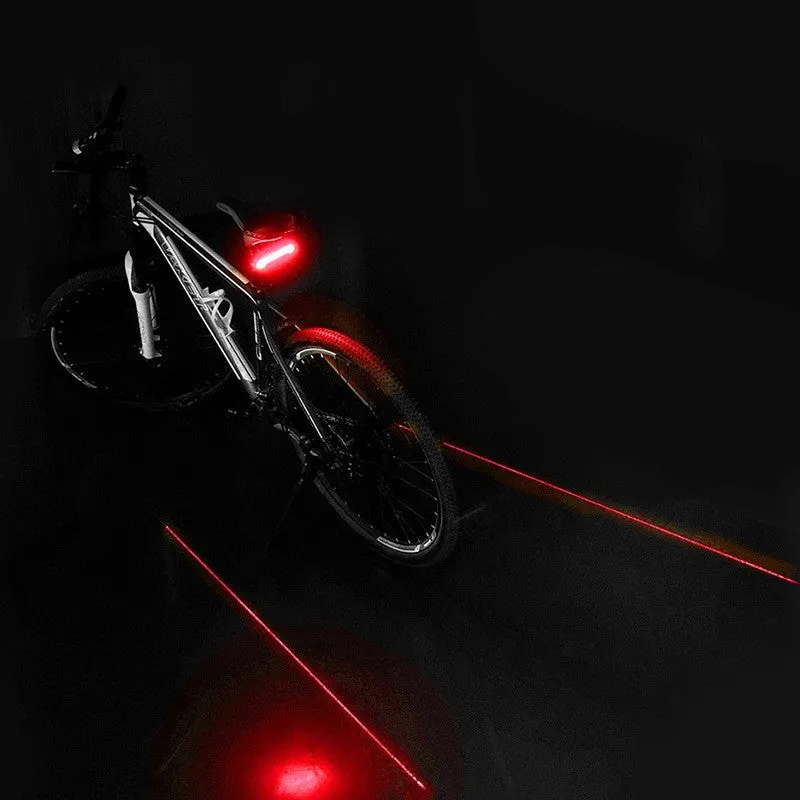 USB charging-80 lumens Bicycle Remote Laser Safety Light Turn Signal