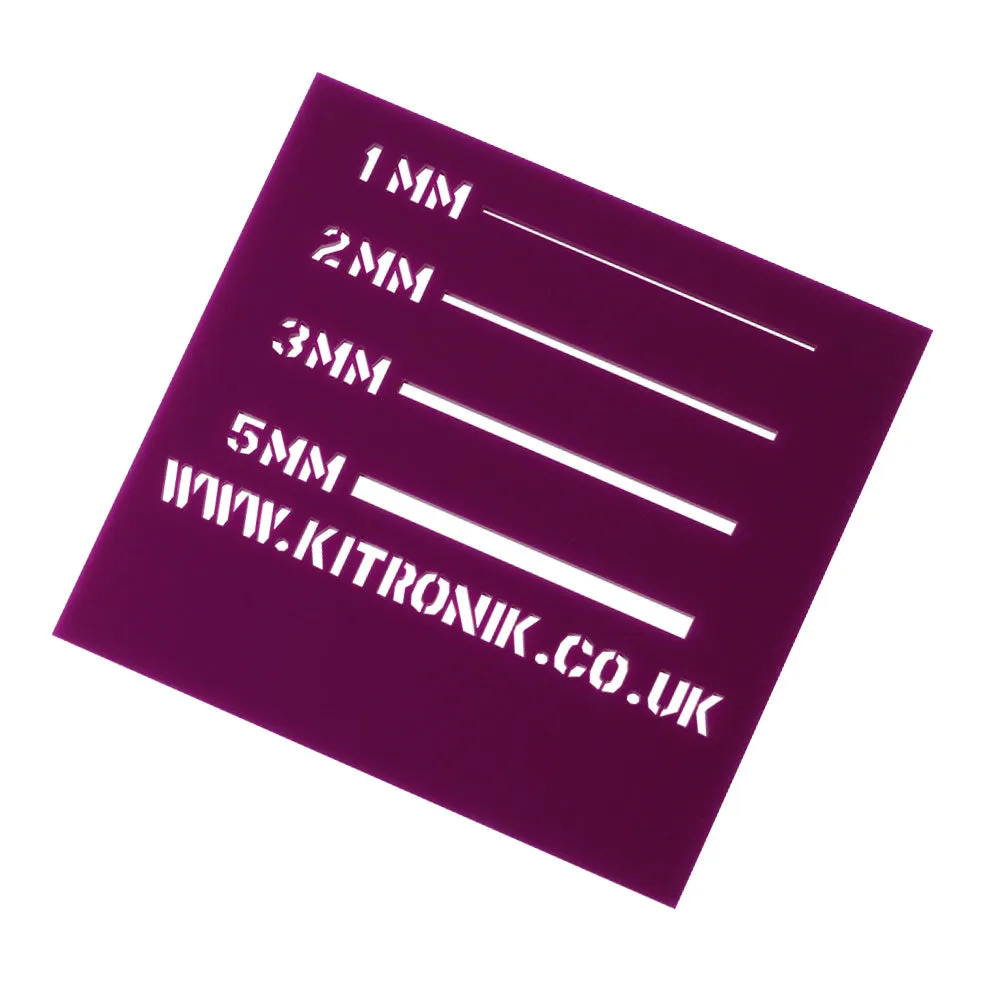 Value Acrylic Sheet (Cast) 3mm x 600mm x 400mm