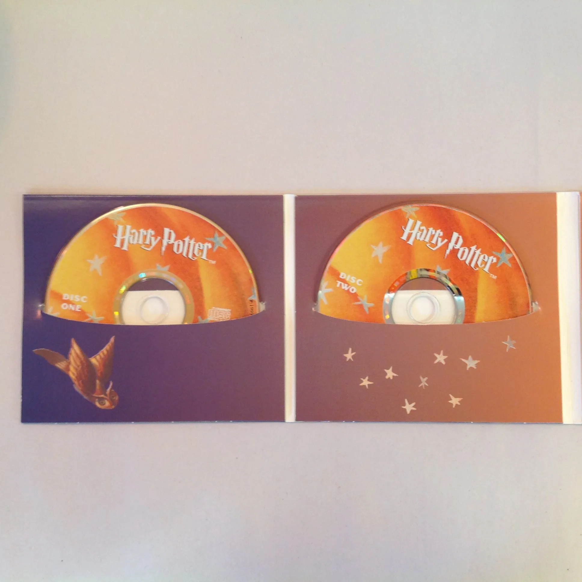 Vintage 1999 Harry Potter and the Sorcerer's Stone Audio Book 7 CD Set