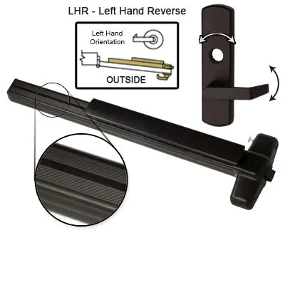 Von Duprin EL99L Electrified Latch Retraction Panic Bar With Lever Trim