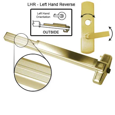 Von Duprin EL99L Electrified Latch Retraction Panic Bar With Lever Trim