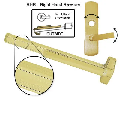 Von Duprin EL99L Electrified Latch Retraction Panic Bar With Lever Trim