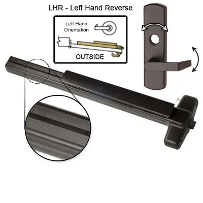 Von Duprin EL99L Electrified Latch Retraction Panic Bar With Lever Trim