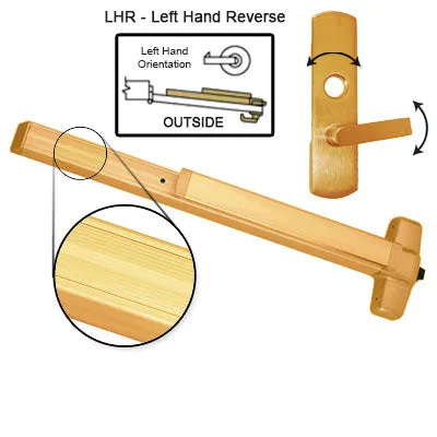 Von Duprin EL99L Electrified Latch Retraction Panic Bar With Lever Trim