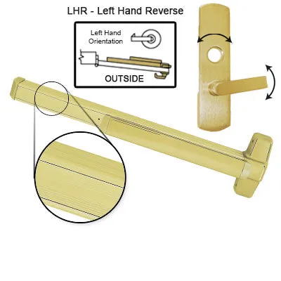 Von Duprin EL99L Electrified Latch Retraction Panic Bar With Lever Trim