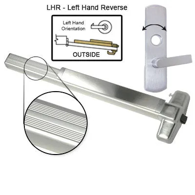 Von Duprin EL99L NL Electrified Latch Retraction Panic Bar With Lever Trim Rigid Night Latch