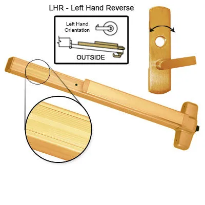 Von Duprin EL99L NL Electrified Latch Retraction Panic Bar With Lever Trim Rigid Night Latch