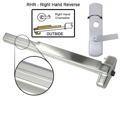 Von Duprin EL99L NL Electrified Latch Retraction Panic Bar With Lever Trim Rigid Night Latch