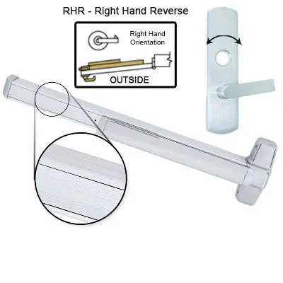 Von Duprin EL99L NL Electrified Latch Retraction Panic Bar With Lever Trim Rigid Night Latch