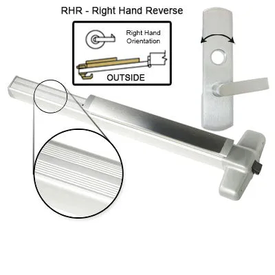 Von Duprin EL99L NL Electrified Latch Retraction Panic Bar With Lever Trim Rigid Night Latch