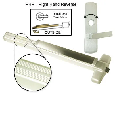 Von Duprin EL99L NL Electrified Latch Retraction Panic Bar With Lever Trim Rigid Night Latch