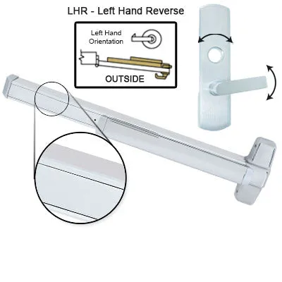 Von Duprin ELRX98L Electrified Latch Retraction With Rex Switch Panic Bar With Lever Trim