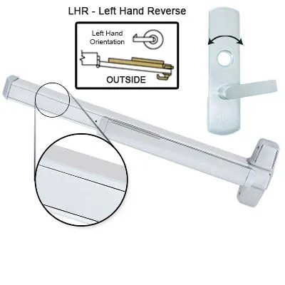 Von Duprin ELRX98L NL Electrified Latch Retraction With Rex Switch Panic Bar With Lever Trim Rigid Night Latch
