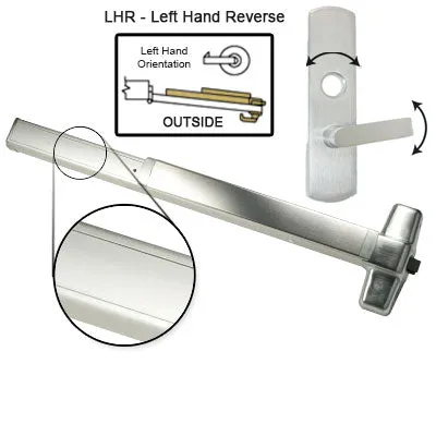 Von Duprin QELRX98L Quiet Electrified Latch Retraction With Rex Switch Panic Bar With Lever