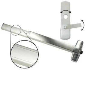 Von Duprin QELRX98L Quiet Electrified Latch Retraction With Rex Switch Panic Bar With Lever
