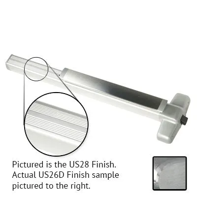 Von Duprin QELRX99EO Quiet Electrified Latch Retraction With Rex Switch Panic Bar Exit Only