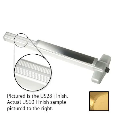 Von Duprin QELRX99EO Quiet Electrified Latch Retraction With Rex Switch Panic Bar Exit Only