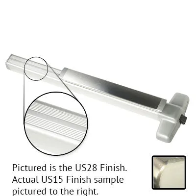 Von Duprin QELRX99EO Quiet Electrified Latch Retraction With Rex Switch Panic Bar Exit Only