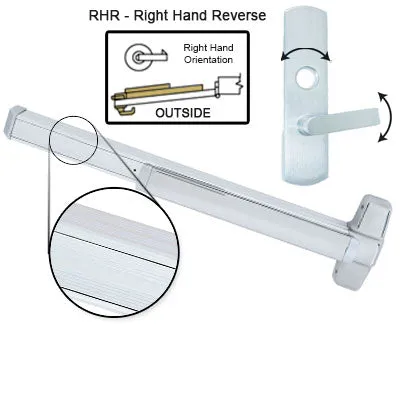 Von Duprin QELRX99L Quiet Electrified Latch Retraction With Rex Switch Panic Bar With Lever