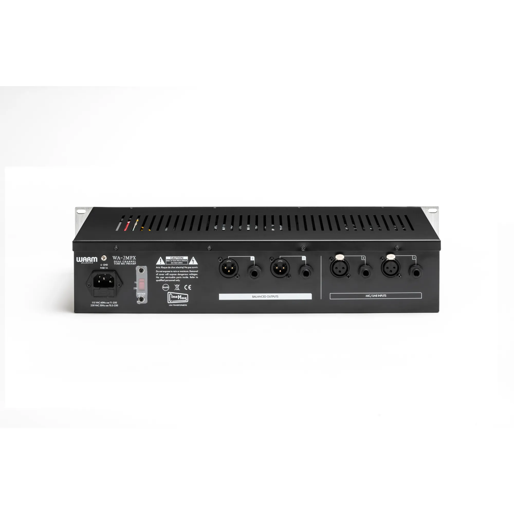 Warm Audio WA-2MPX 2-channel Tube Mic-Line-Instrument Preamp