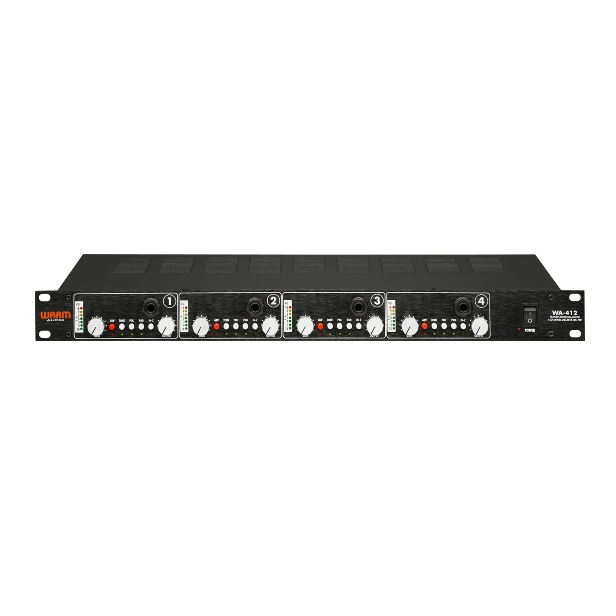 Warm Audio WA-412 4-channel Microphone Preamp