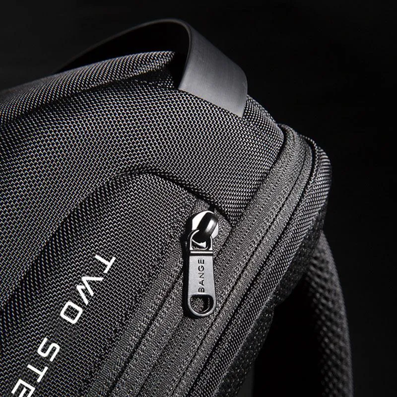 Waterproof Sling Bag With USB Charging Port