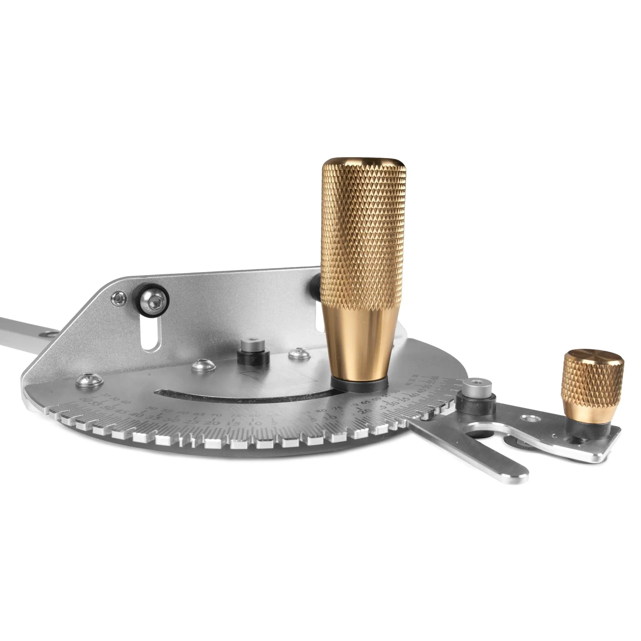WEN WA1401 Steel and Brass Premium Miter Gauge, 27 Angle Stops for Table Saws, Router Tables, Band Saws, and Woodworking Tools