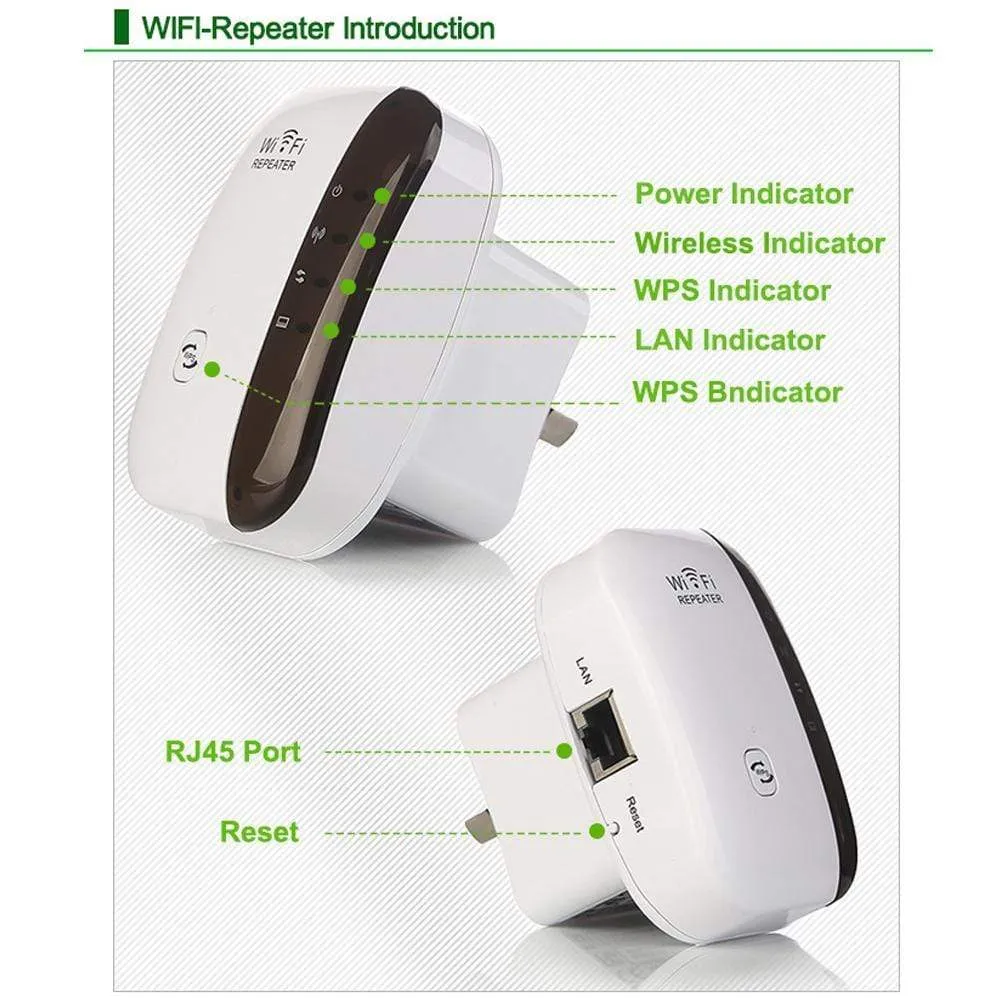 Wi-Fi Repeater & Internet Signal Booster