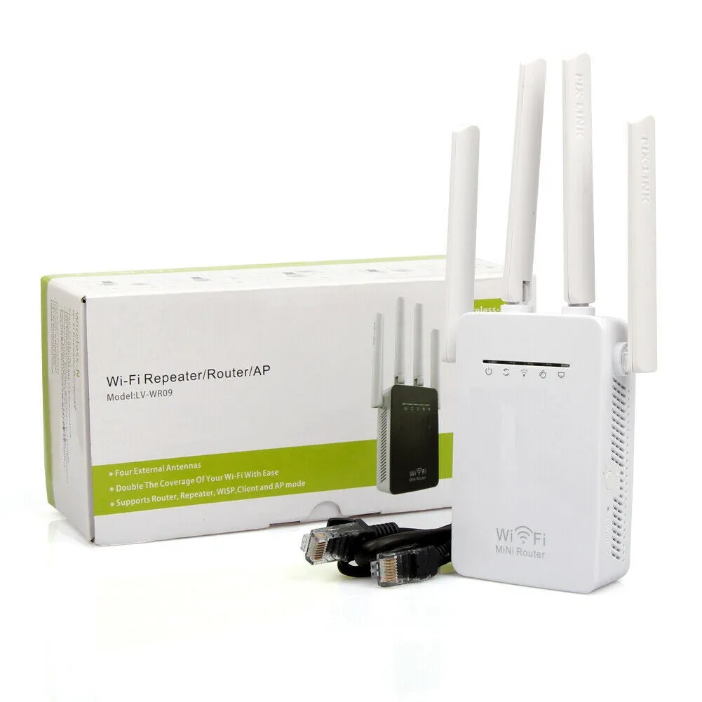 WiFi Range Extender Repeater Wireless Amplifier Router Signal Booster upto 1200Mbps