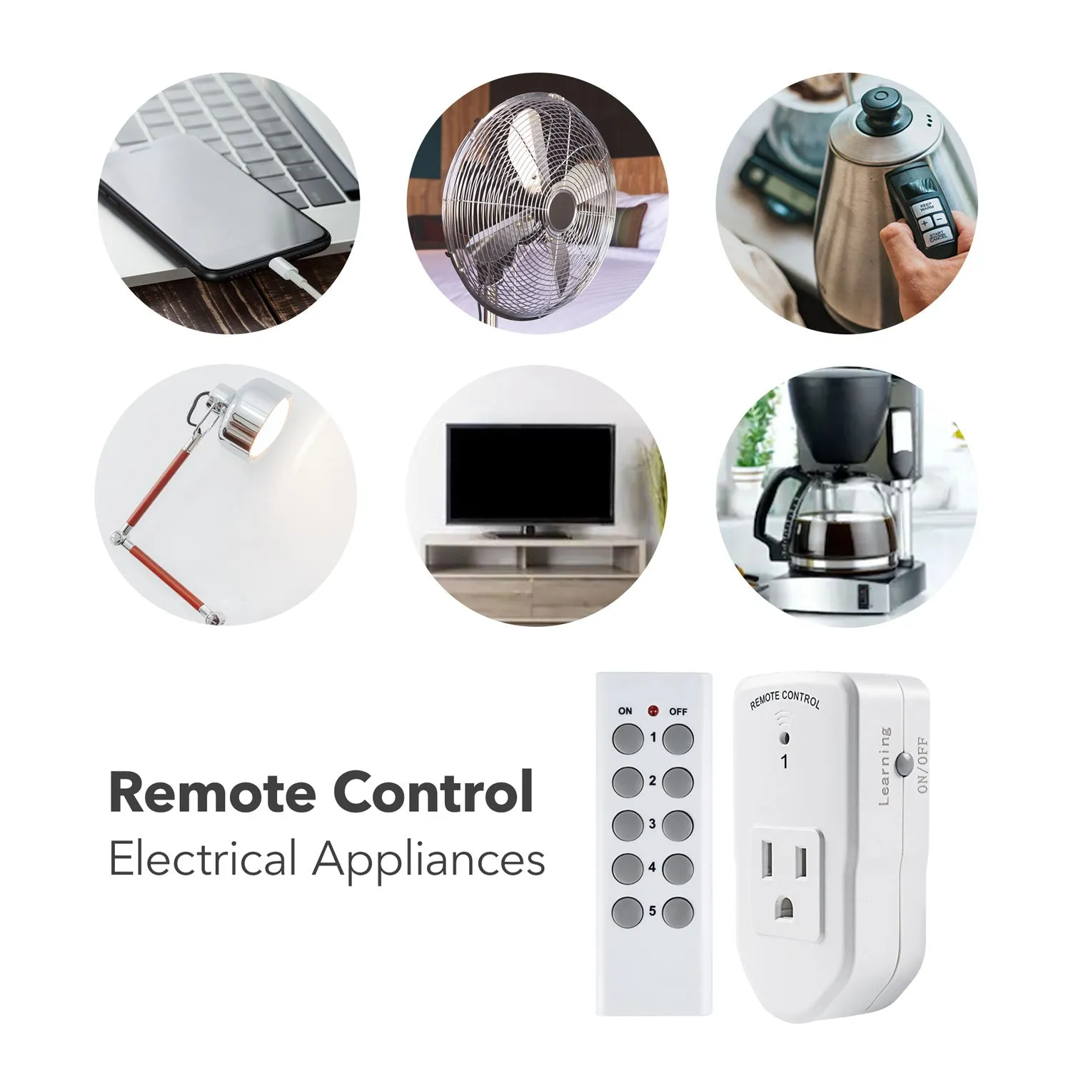 Wireless Remote Control Electrical Outlet Switch BN-LINK