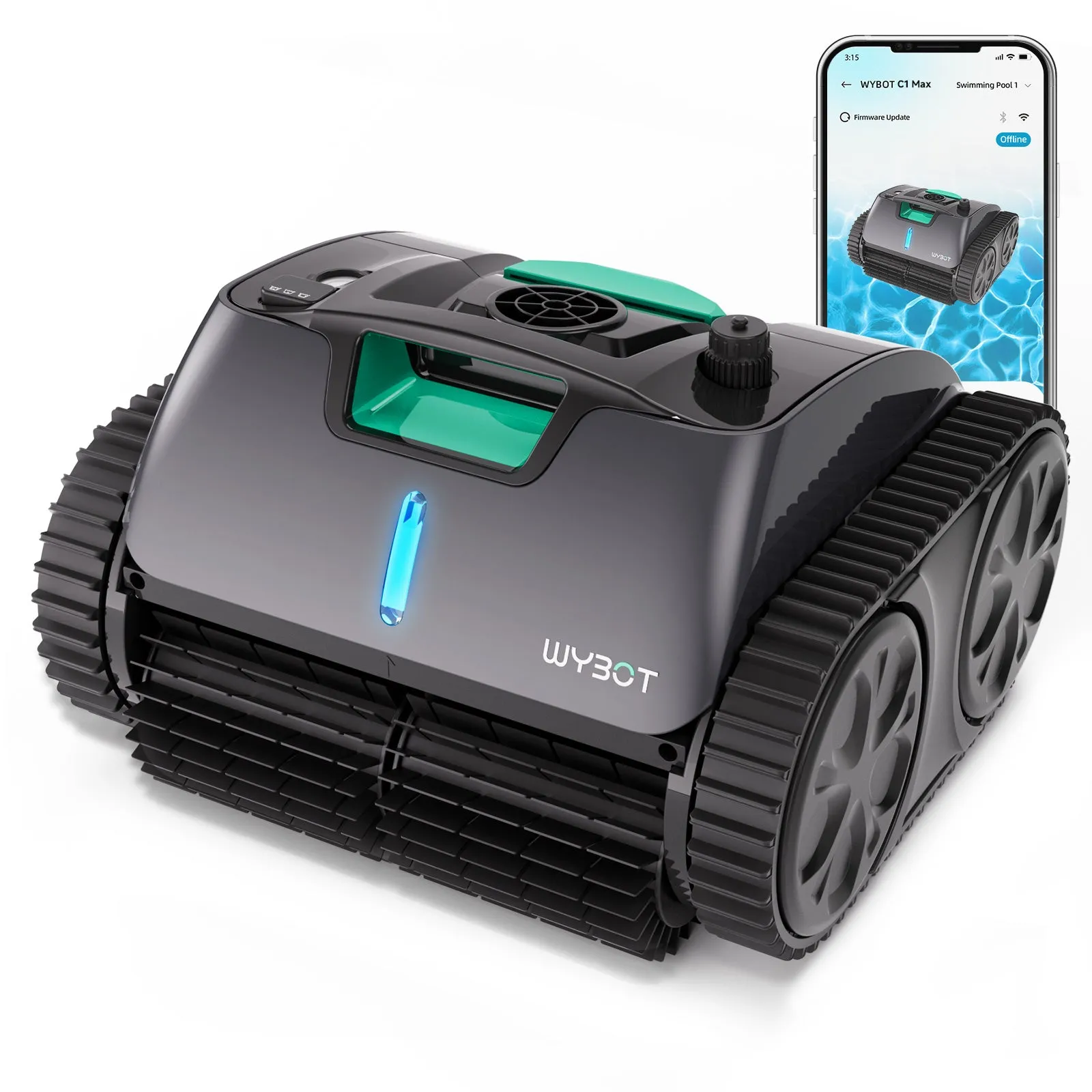 WYBOT C1 Max Cordless Robotic Pool Cleaner