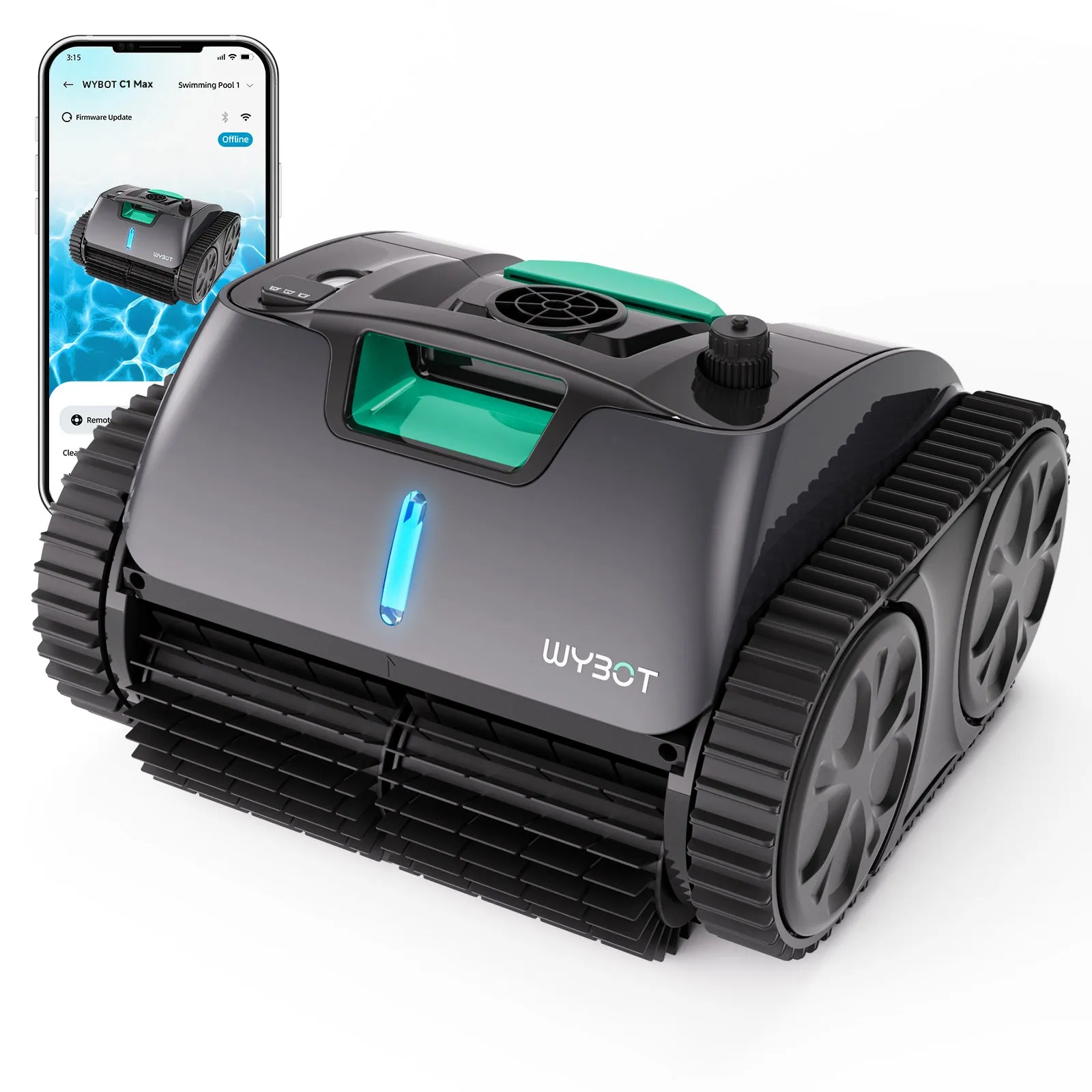 WYBOT C1 Max Cordless Robotic Pool Cleaner
