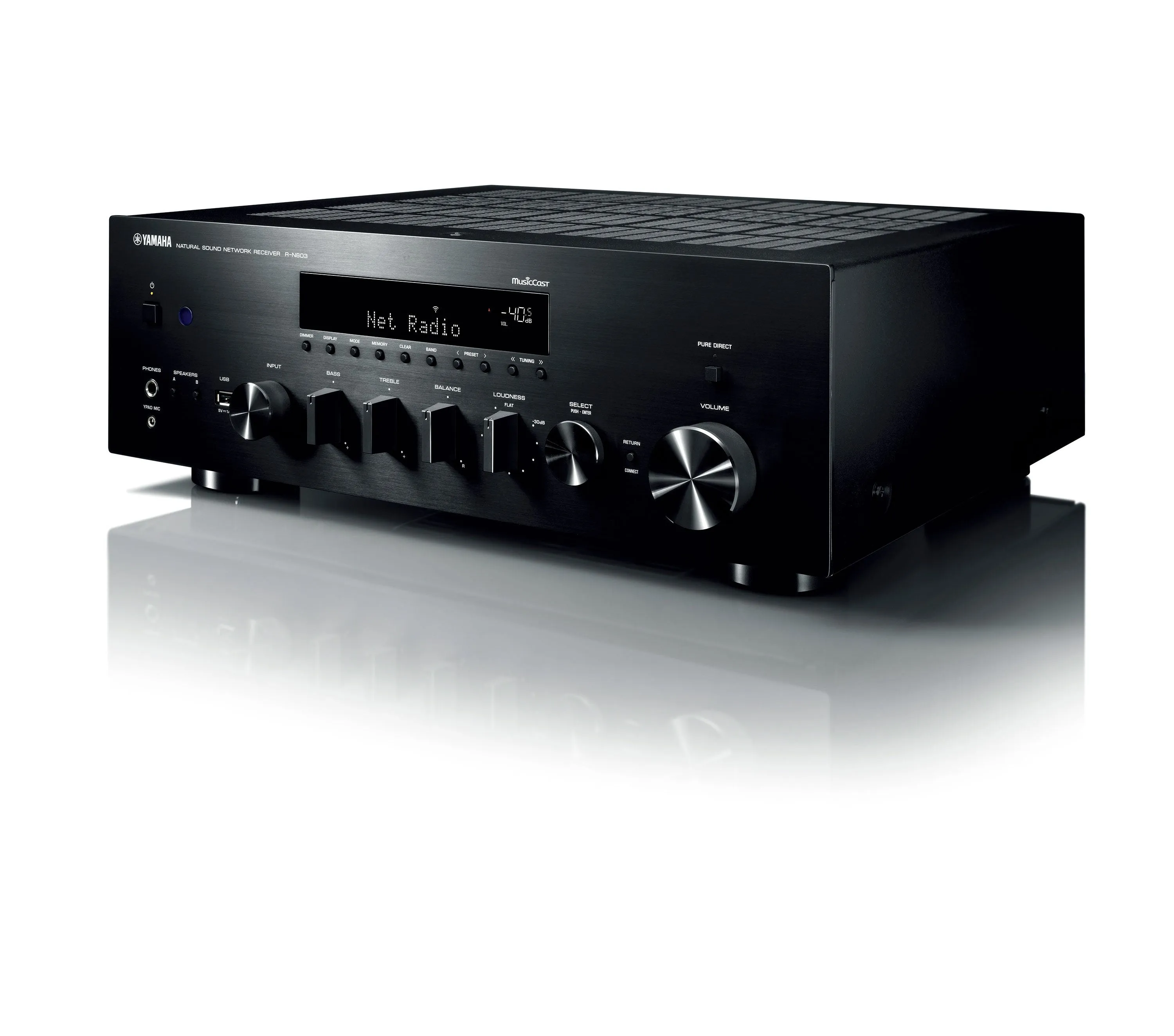 Yamaha R-N803 Hi-Fi Network Stereo Receiver with Wi-Fi, Bluetooth and MusicCast