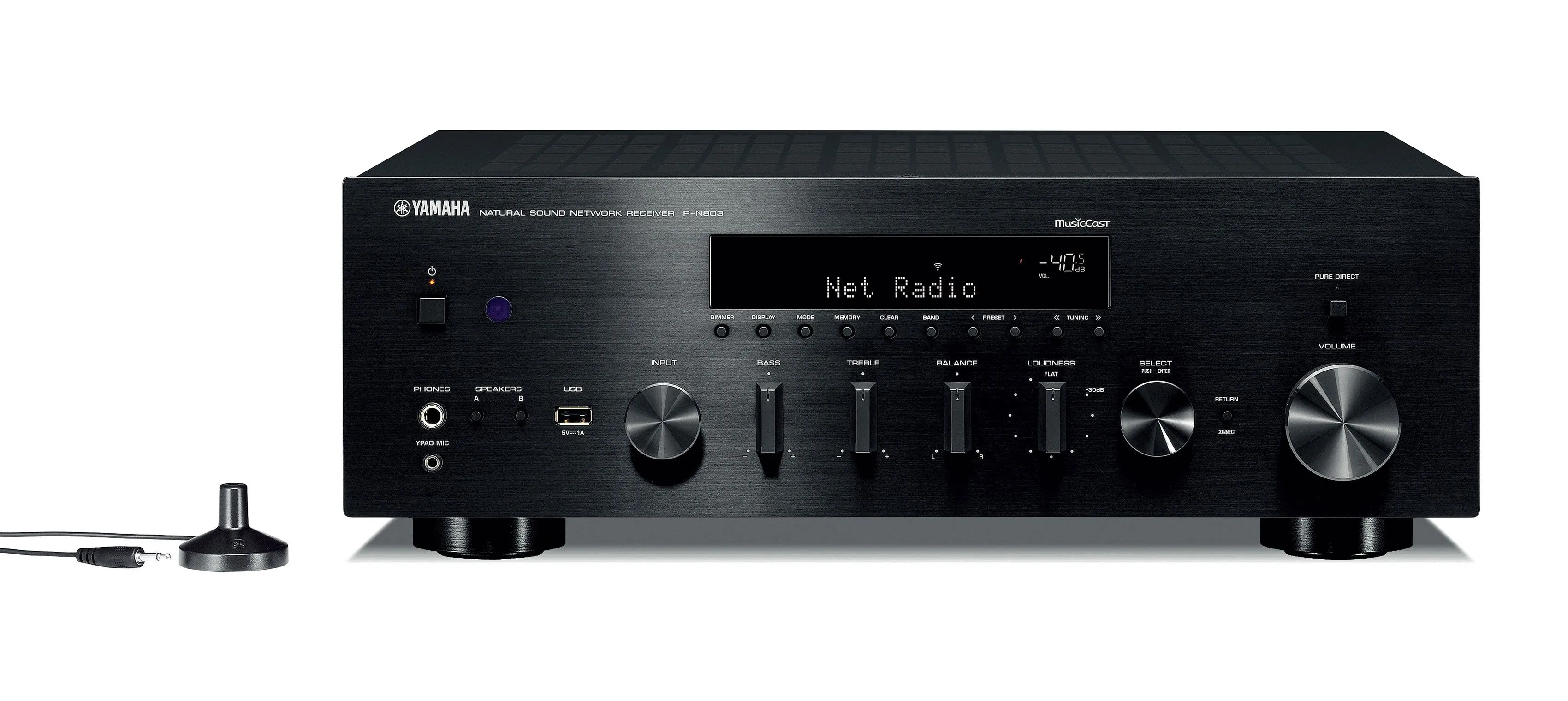 Yamaha R-N803 Hi-Fi Network Stereo Receiver with Wi-Fi, Bluetooth and MusicCast